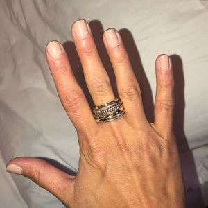 AUTHENTIC David Yurman Crossover Narrow Ring